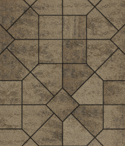 Тротуарная плитка ЛА-ЛИНИЯ, Листопад, Старый замок, 200х280х100, высота 60