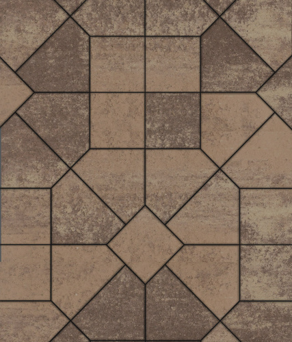 Тротуарная плитка ЛА-ЛИНИЯ, Листопад, Хаски, 200*280*100, высота 60