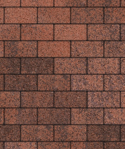 Тротуарная плитка ЛА-ЛИНИЯ, Листопад, Клинкер, 240х120, высота 60