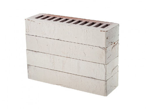 Кирпич белый фьорд ручная формовка длинный (long) формат пустотелыйпо цене /шт