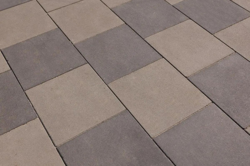 Тротуарная плитка Квадрат, Гладкий, Черный, высота 60 мм (400*400)