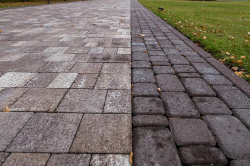 Тротуарная плитка Старый город, Гранит, Хаски, высота 60 мм (160*160; 260*160; 160*100)