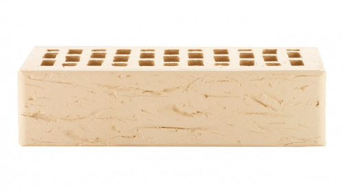 Кирпич бежевый пустотелый одинарный с накатомпо цене 49.90 руб./шт