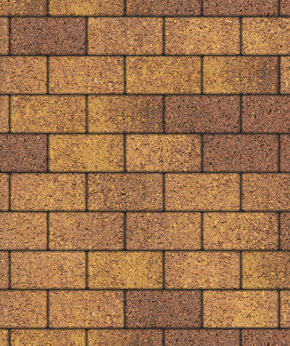 Тротуарная плитка ЛА-ЛИНИЯ, Листопад, Осень, 240х120, высота 60