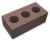 Кирпич шоколад гладкий полуторный пустотелый по цене 59.31 руб./шт
