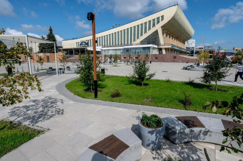 Тротуарная плитка Квадрат, Гладкий, Белый, высота 80 мм (600*600)