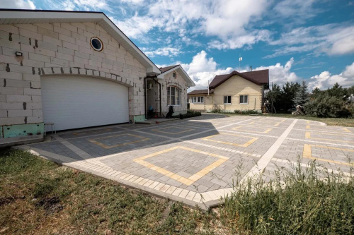 Тротуарная плитка Старый город, Гладкий, Желтый, высота 60 мм (160*160; 260*160; 160*100)