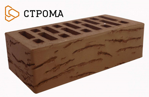 Кирпич коричневый кора дуба пустотелый полуторныйпо цене 61.35 руб./шт