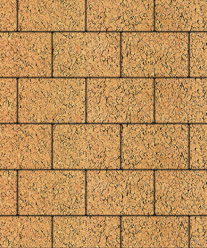 Тротуарная плитка ЛА-ЛИНИЯ, Листопад, Сахара, 300*200, высота 80