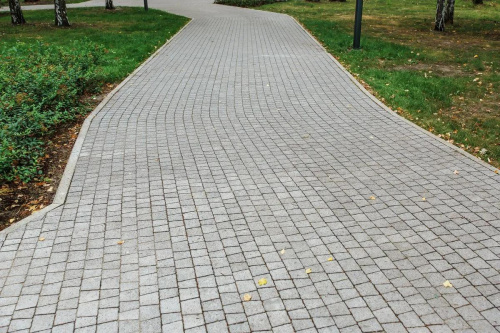 Тротуарная плитка Абрис, Гранит, Серый, высота 60 мм (73*91; 83*91; 93*91; 103*91; 113*91)