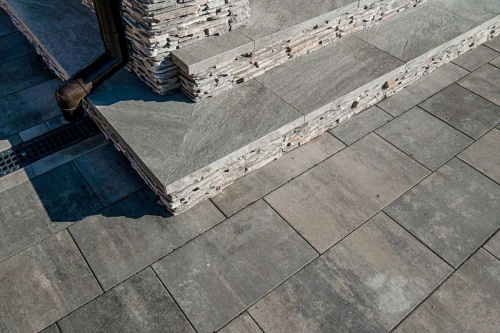 Тротуарная плитка ТРИО, Искусственный камень, Габбро, высота 60 мм (600*300; 300*300; 450*300)