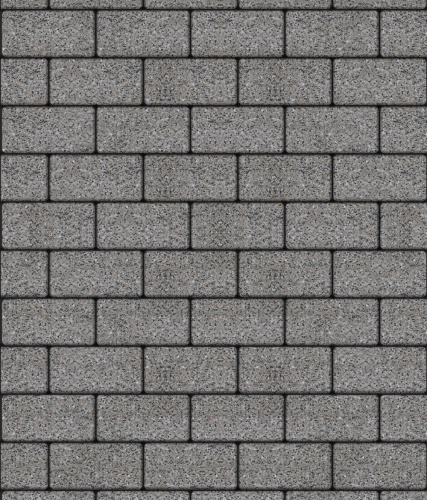 Тротуарная плитка ЛА-ЛИНИЯ, Стоунмикс, Кремовый с черным, 100*200, высота 80