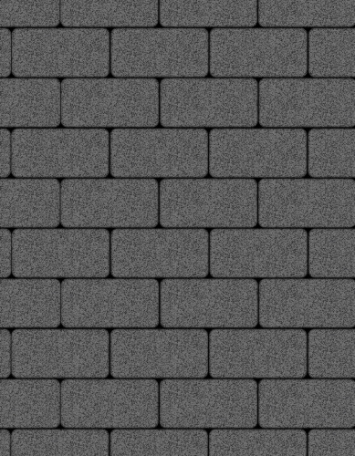 Тротуарная плитка ЛА-ЛИНИЯ, Гранит, Серый с черным, 240*120, высота 60