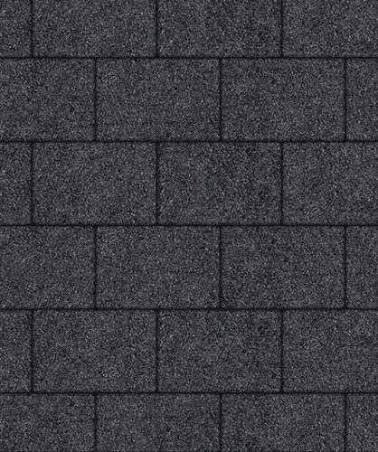 Тротуарная плитка ЛА-ЛИНИЯ, Стоунмикс, Черный, 300*200, высота 80