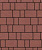 Тротуарная плитка Старый город, Гладкий, Красный, высота 40 мм (160*160; 260*160; 160*100)