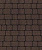 Тротуарная плитка Классико, Гладкий, Коричневый, высота 40 мм (115*172; 115*115)
