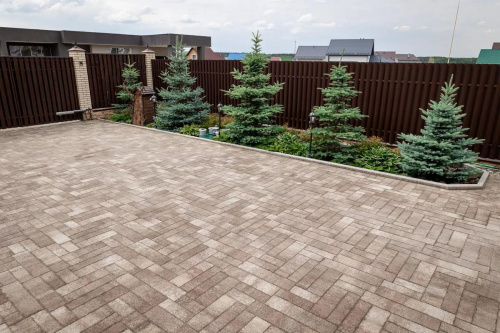 Тротуарная плитка Регата, Гранит, Хаски, высота 60 мм (280*120; 360*120; 480*120; 480*160; 640*160)