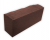 Кирпич шоколад рустированный (ложковый) одинарный полнотелый по цене /шт