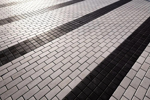 Тротуарная плитка Квадрат, Гладкий, Черный, высота 60 мм (100*100)