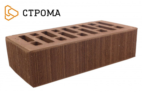 Кирпич коричневый бархат пустотелый одинарныйпо цене 45.30 руб./шт