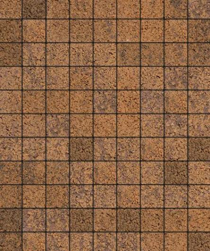 Тротуарная плитка Квадрат, Гранит, Арабская ночь, высота 60 мм (100*100)