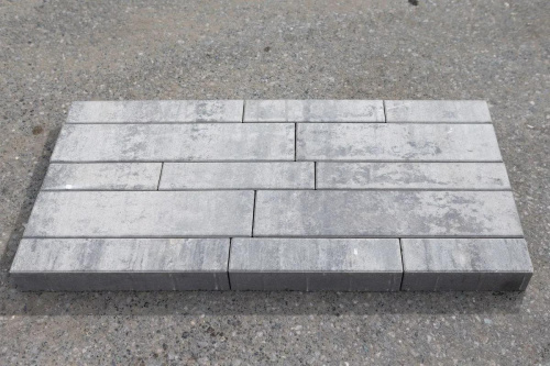 Тротуарная плитка Регата, Искусственный камень, Шунгит, высота 60 мм (280*120; 360*120; 480*120; 480*160; 640*160)