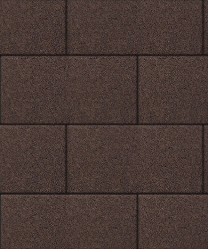 Тротуарная плитка ЛА-ЛИНИЯ, Гранит, Коричневый, 600*300, высота 80