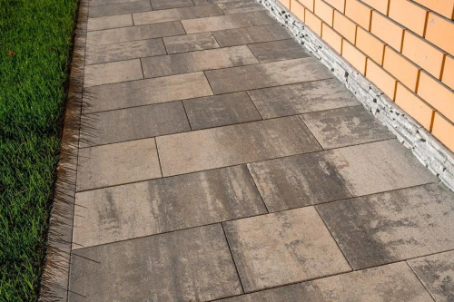 Тротуарная плитка ТРИО, Искусственный камень, Габбро, высота 60 мм (600*300; 300*300; 450*300)