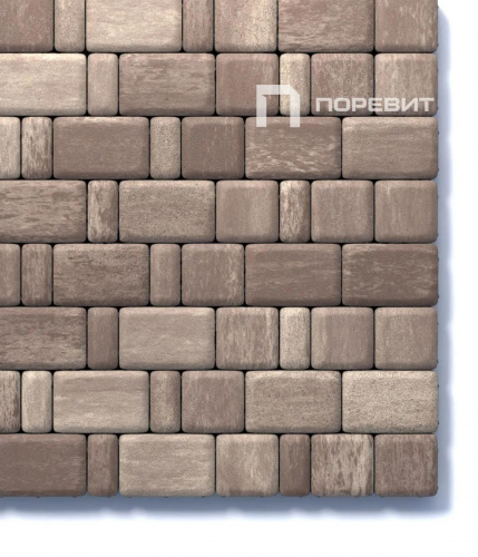 Тротуарная плитка Классико, Гладкий, Хаски, высота 60 мм (115*172; 115*115; 57*115)