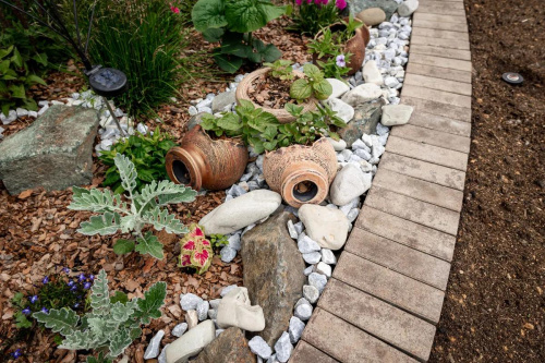 Тротуарная плитка Паркет, Гранит, Хаски, высота 60 мм (180*60)