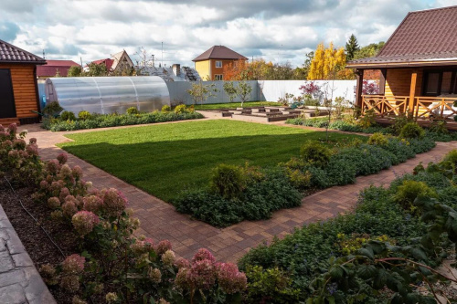 Тротуарная плитка Старый город, Гранит, Осень, высота 40 мм (160*160; 260*160; 160*100)