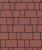 Тротуарная плитка Старый город, Гладкий, Красный, высота 80 мм (160*160; 260*160; 160*100)