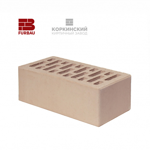 Кирпич сливки меланж гладкий пустотелый полуторныйпо цене 47.25 руб./шт