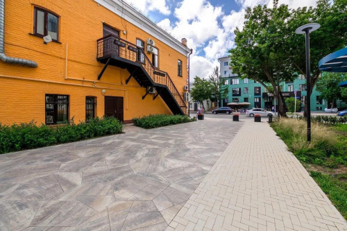 Тротуарная плитка Прямоугольник, Гладкий, Белый, высота 60 мм (100*200)