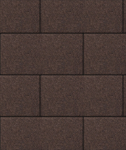 Тротуарная плитка ЛА-ЛИНИЯ, Гранит, Коричневый, 600*300, высота 60