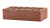 Кирпич коричневый пустотелый одинарный с накатомпо цене 38.90 руб./шт