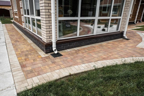 Тротуарная плитка Прямоугольник, Искусственный камень, Степняк, высота 60 мм (100*200)