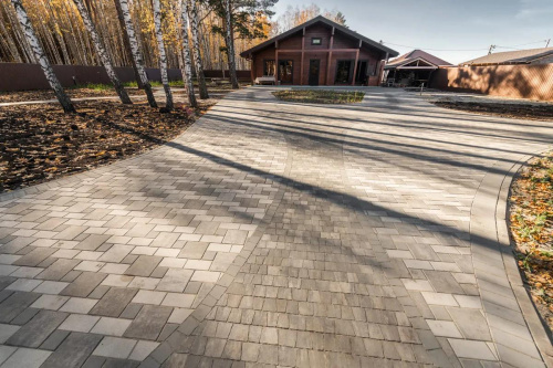 Тротуарная плитка Квадрат, Гладкий, Старый Замок, высота 60 мм (200*200)