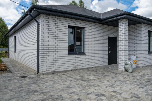 Тротуарная плитка Старый город, Гладкий, Антрацит, высота 60 мм (160*160; 260*160; 160*100)