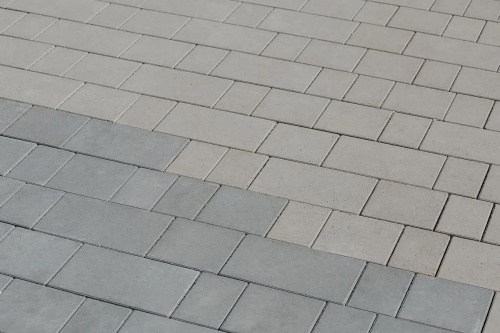 Тротуарная плитка Старый город, Гладкий, Серый, высота 40 мм (160*160; 260*160; 160*100)