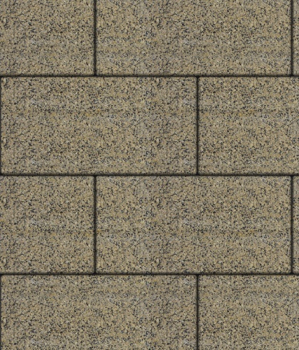 Тротуарная плитка ЛА-ЛИНИЯ, Гранит, Желтый с черным, 600*300, высота 60