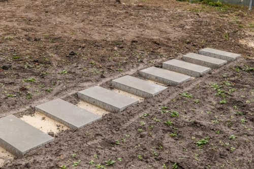 Тротуарная плитка Прямоугольник, Гладкий, Серый, высота 80 мм (600*300)