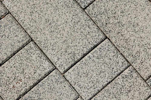 Тротуарная плитка Старый город, Мрамор, Белый с черным, высота 60 мм (160*160; 260*160; 160*100)