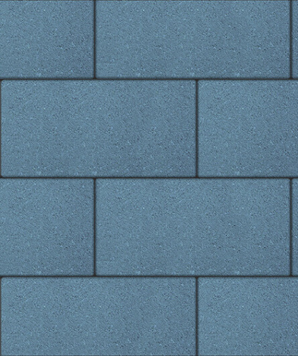 Тротуарная плитка ЛА-ЛИНИЯ, Гранит, Синий, 600*300, высота 80