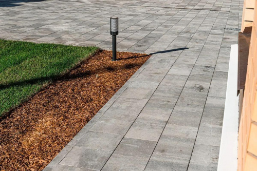 Тротуарная плитка ТРИО, Искусственный камень, Габбро, высота 60 мм (600*300; 300*300; 450*300)