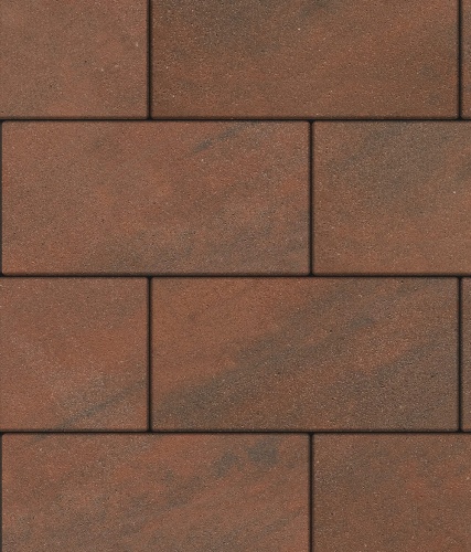 Тротуарная плитка ЛА-ЛИНИЯ, Листопад, Клинкер, 600х300, высота 80