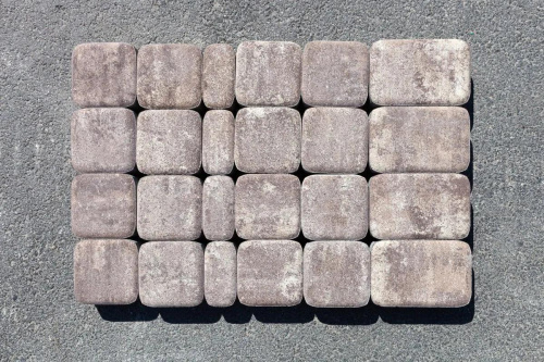 Тротуарная плитка Классико, Гладкий, Хаски, высота 60 мм (115*172; 115*115; 57*115)