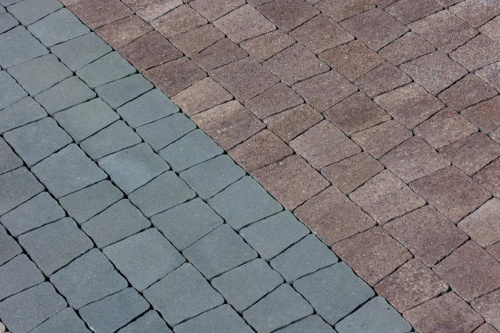 Тротуарная плитка Абрис, Гладкий, Серый, высота 60 мм (73*91; 83*91; 93*91; 103*91; 113*91)