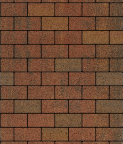 Тротуарная плитка ЛА-ЛИНИЯ, Листопад, Арабская ночь, 100х200, высота 40