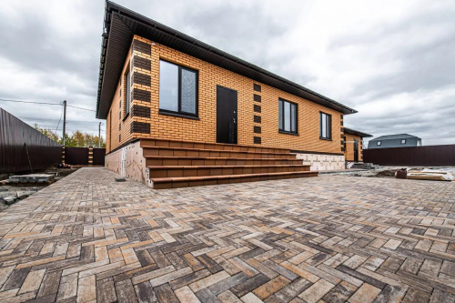 Тротуарная плитка Паркет, Искусственный камень, Доломит, высота 60 мм (180*60)